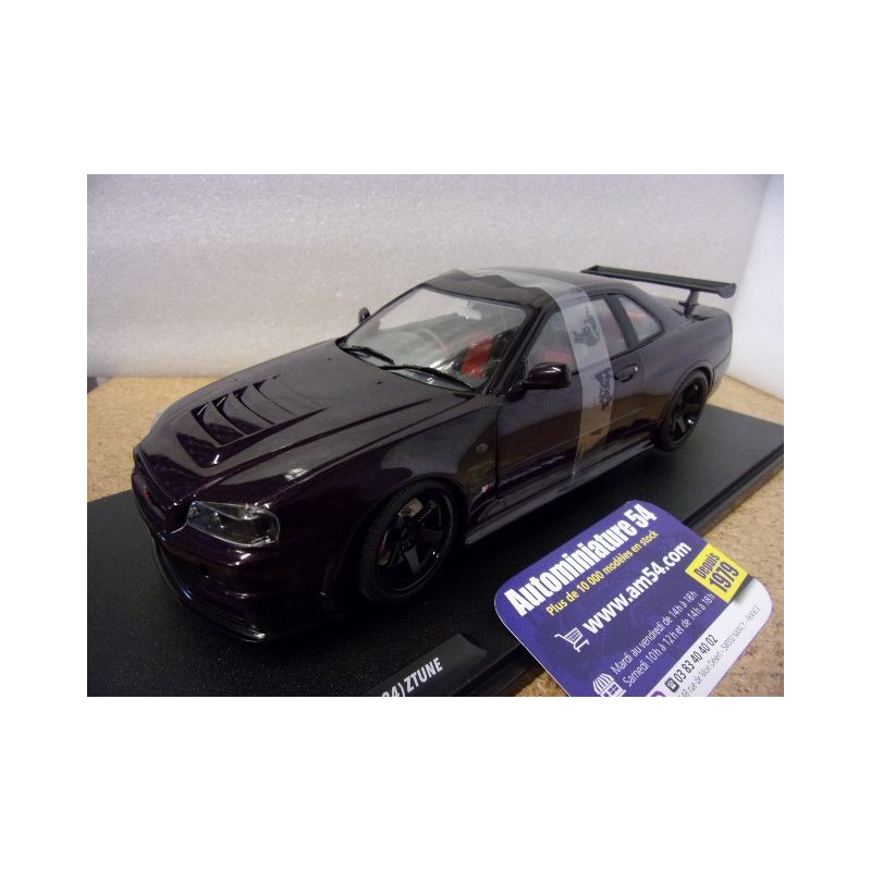 Nissan Skyline GT-R R34 Z Tune Midnight Purple 1999 S1804311 Solido