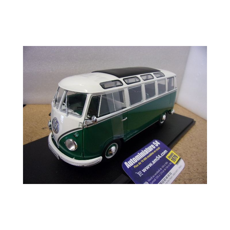 Volkswagen Samba Combi T1 Green - White 1962 S1813403 Solido