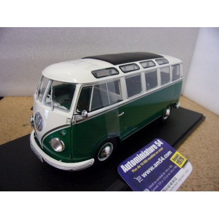 Volkswagen Samba Combi T1 Green - White 1962 S1813403 Solido