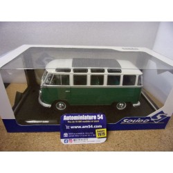 Volkswagen Samba Combi T1 Green - White 1962 S1813403 Solido