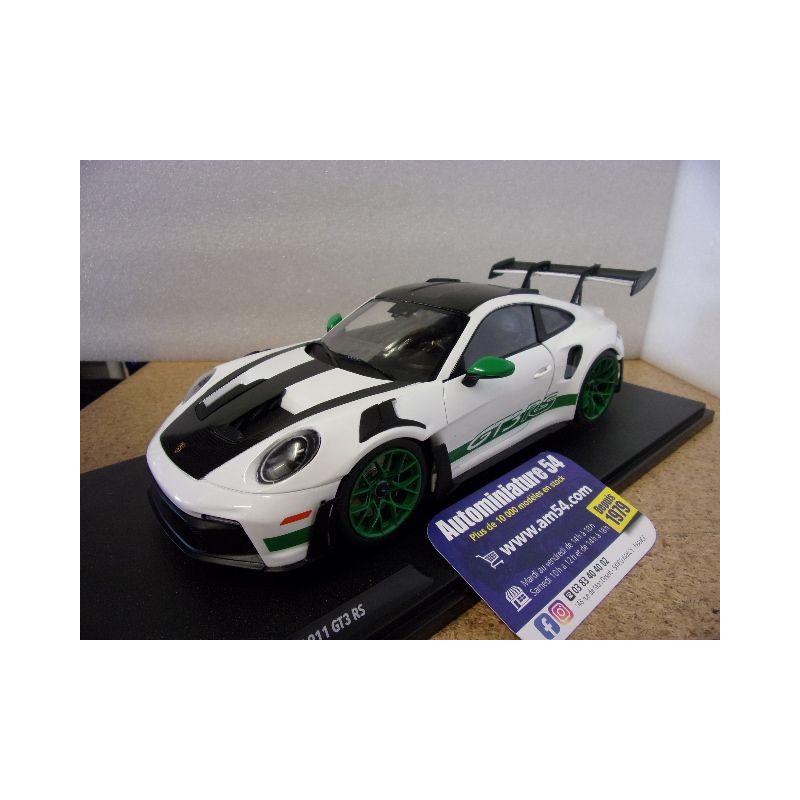 Porsche 911 - 992 GT3RS White - Green 2024 S1812107 Solido