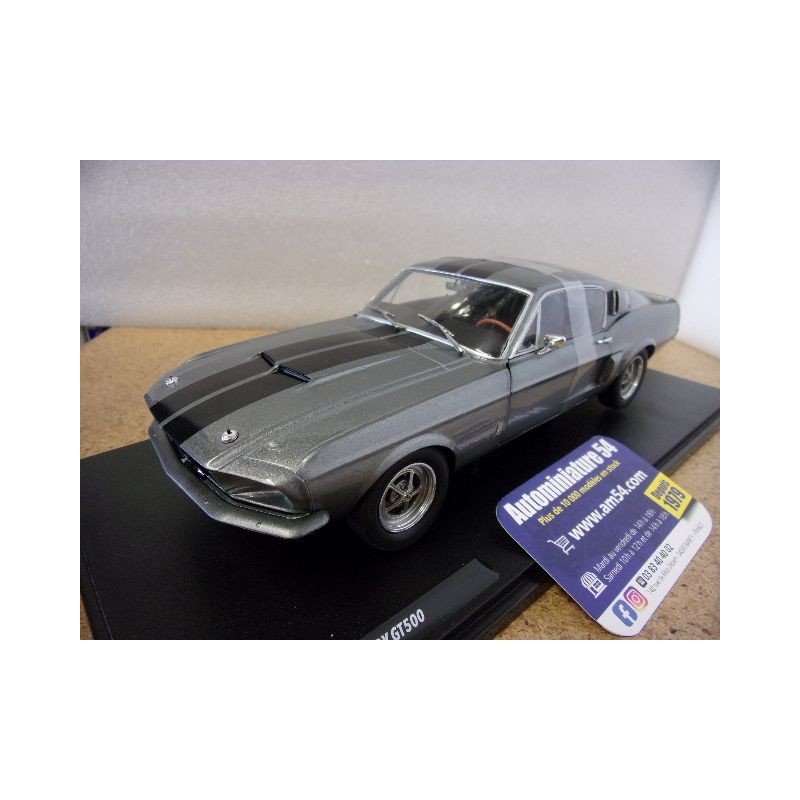 Ford Mustang Shelby GT500 1967 Grey - Black stripes S1802905 Solido