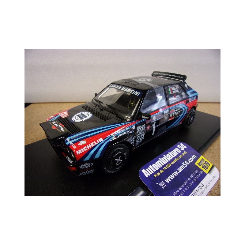 1990 Lancia Delta HF Integrale n°1 Biasion -Siviero Monte Carlo S1807809 Solido