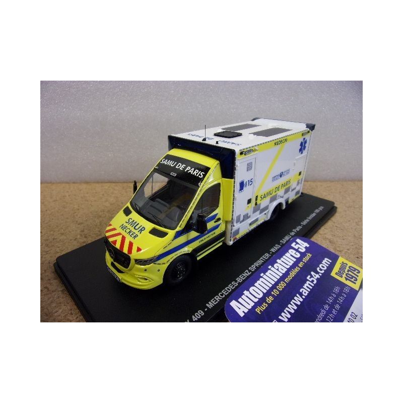 Mercedes Benz Sprinter WAS SAMU de Paris SMUR Necker Ref 409 Perfex