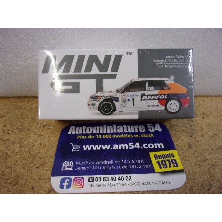 1993 Lancia Delta HF integrale Evoluzione n°1 Sainz - Moya Monte Carlo MGT01131 True Scale Models Mini GT 1.64