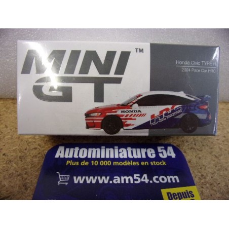 2024 Honda Civic Type R Pace Car HRC MGT01079 True Scale Models Mini GT