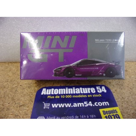 McLaren 720S LB Works Purple MGT00841 Mini GT