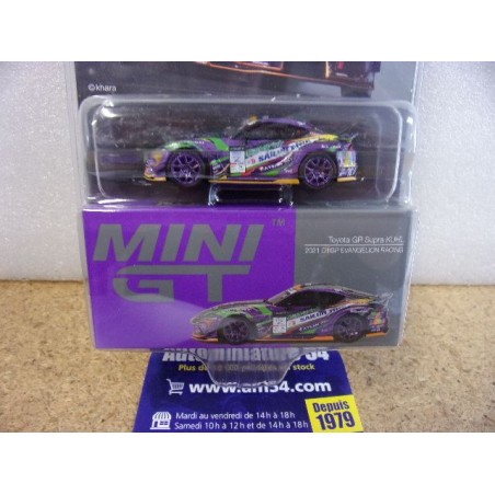 2021 Toyota GR Supra KUHL D1GP Evangelion Racing MGT00951 True Scale Models Mini GT
