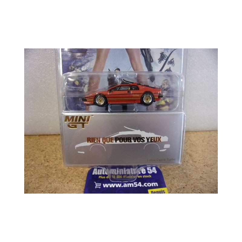 Lotus Esprit Turbo "Rien Que Pour Vos Yeux" James Bond French Version MGT00907-007F Mini GT