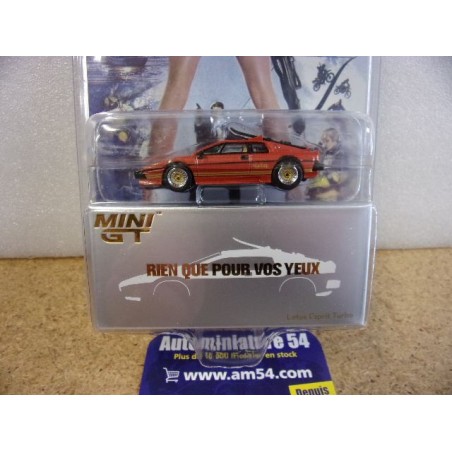 Lotus Esprit Turbo "Rien Que Pour Vos Yeux" James Bond French Version MGT00907-007F Mini GT