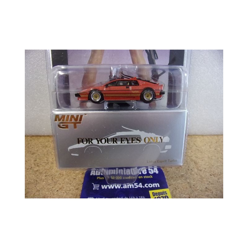 Lotus Esprit Turbo "For Your Eyes Only" James Bond English Version MGT00907-007E Mini GT