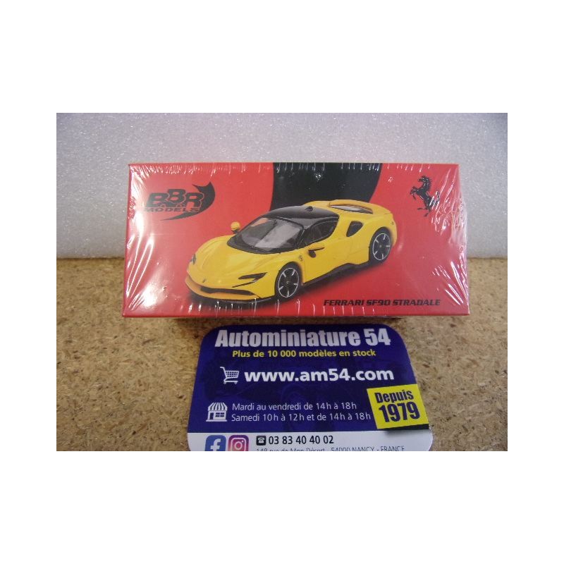 Ferrari SF90 Stradale Giallo Modena BBRModels BBRFER64031 MiniGT 1/64