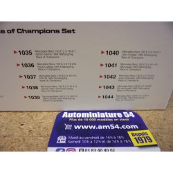 1984 Set 20 x Mercedes Benz 190E 2.3 16 Race Of Champions MGTS0016 True Scale Models Mini GT