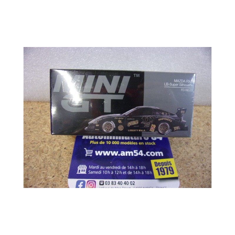 Mazda RX7 LB Super Silhouette Liberty Walk FD Niles MGT01101 True Scale Models Mini GT
