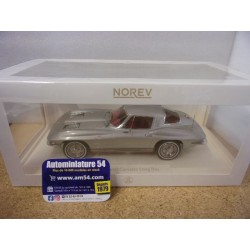 Chevrolet Corvette Stingray Sebring Silver 1963 189052 Norev