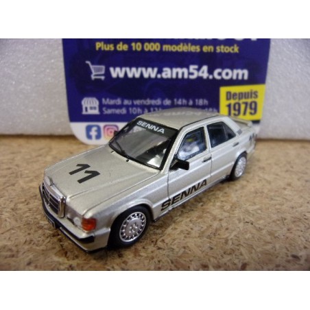 1984 Mercedes Benz 190E 2.3 16 n°11 Ayrton Senna + pilote Race Of Champions  MGT01076 True Scale Models Mini GT