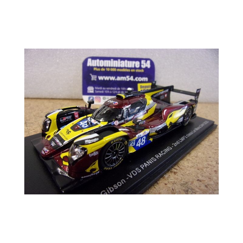 2025 Oreca 07 Gibson VDS Panis Racing n°48 Gray - Masson - Perera 2nd LPM2 Le Mans S9286 Spark Model