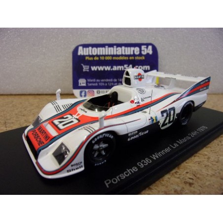 1976 Porsche 936 n°20 Van Lennep - Ickx 1st Winner Le Mans 43LM76 Spark Model