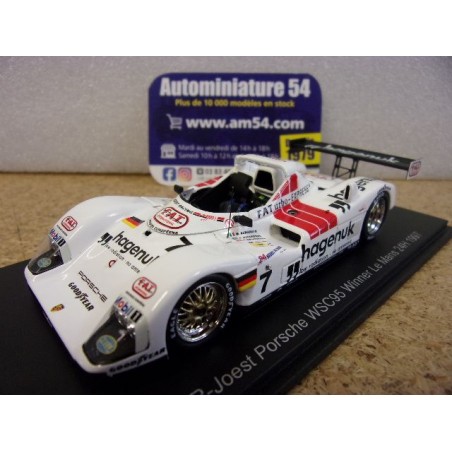 1997 Joest - Porsche WSC95 n°7 Alboreto - Johansson - Kristensen 1st Winner Le Mans 43LM97 Spark Model