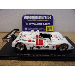 1997 Joest - Porsche WSC95 n°7 Alboreto - Johansson - Kristensen 1st Winner Le Mans 43LM97 Spark Model