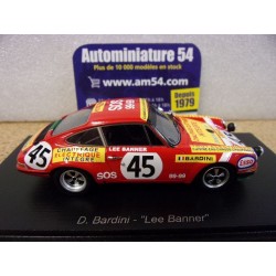 1972 Porsche 911ST n°15 Bardini - Lee Banner Le Mans S9779 Spark Model