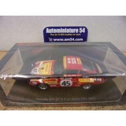 1972 Porsche 911ST n°15 Bardini - Lee Banner Le Mans S9779 Spark Model