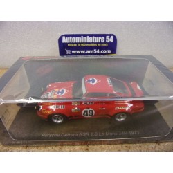 1973 Porsche 911 RSR 2.8 N°49 Egreteaud - Lagniez Le Mans S9786 Spark Model