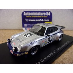 1975 Porsche 911 RSR 3.0 N°63 Béring - Utz - Godel Le Mans S9806 Spark Model