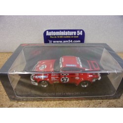 1977 Porsche 934 n°57 Braillard - Ortega - Koob Le Mans S9829 Spark Model