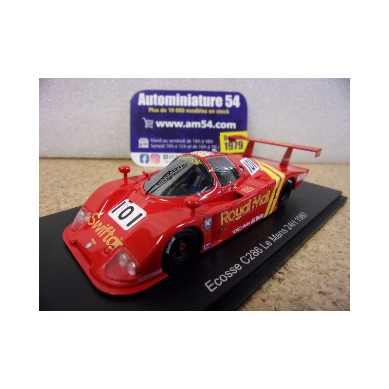 1987 Ecosse C286 n°101 Delano - Wilds - Petery Le Mans S8228 Spark Model