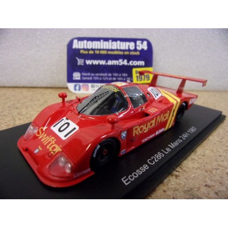 1987 Ecosse C286 n°101 Delano - Wilds - Petery Le Mans S8228 Spark Model