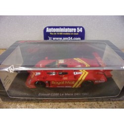 1987 Ecosse C286 n°101 Delano - Wilds - Petery Le Mans S8228 Spark Model