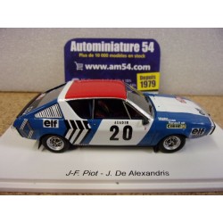 1975 Renault 17 Gordini n°20 Piot - De Alexandris 5th Monte Carlo S6193 Spark Model