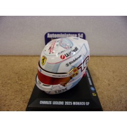 2025 Casque Charles Leclerc Ferrari Monaco 1/5 LSHEL013 Spark Model