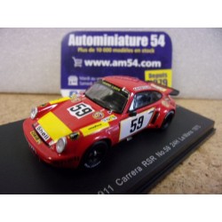 1975 Porsche 911 RSR n°59 Schenken - Ganley Le Mans 64S025 Spark Model Sparky