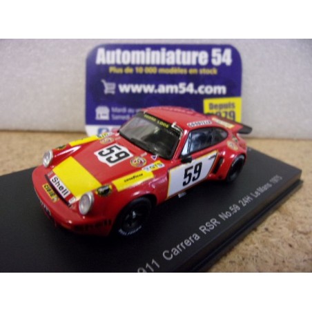 1975 Porsche 911 RSR n°59 Schenken - Ganley Le Mans 64S028 Spark Model Sparky