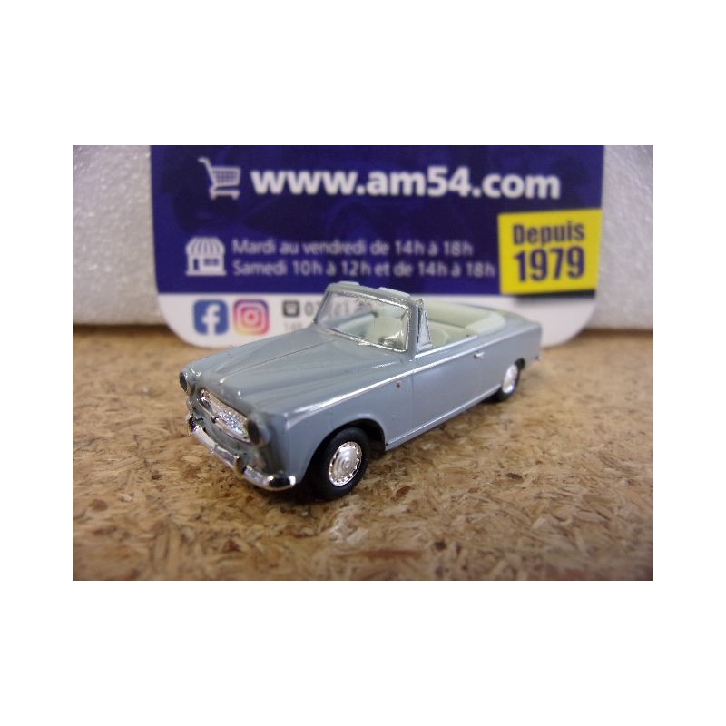 Peugeot 403 Cabrio Grey 29161 Brekina 1/87