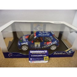 1997 Peugeot 306 Maxi n°2 Azcona - Billmaier Rally Aviles S1808309 Solido