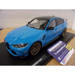 BMW M3 Performance Daytona Beach Blue 2024 S1814303 Solido