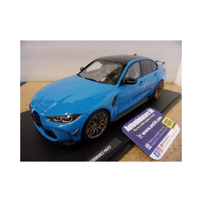 BMW M3 Performance Daytona Beach Blue 2024 S1814303 Solido