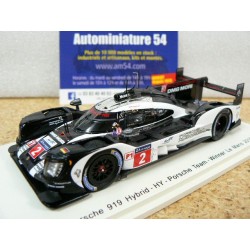 2016 Porsche 919 Hybrid LMP1 HY n°2 Dumas - Jani - Lieb 1st Winner Le Mans 43LM16 Spark Model