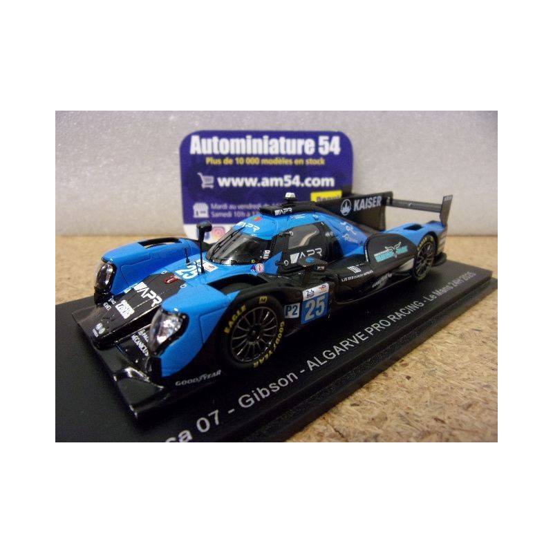 2025 Oreca 07 Gibson Algarve Racing n°25 Kaiser - Fluxa - Pourchaire Le Mans S9279 Spark Model