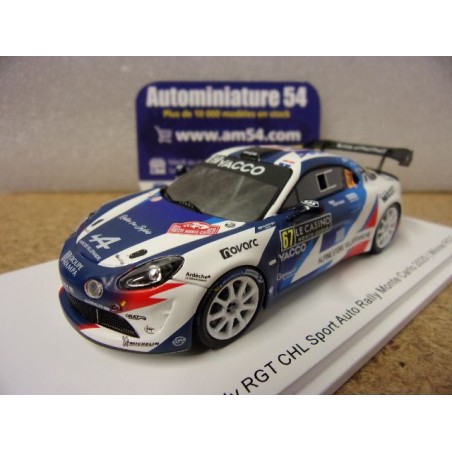 2025 Alpine A110 RGT n°67 Astier - Giraudet  1st Winner RGT Monte Carlo S6895 Spark Model