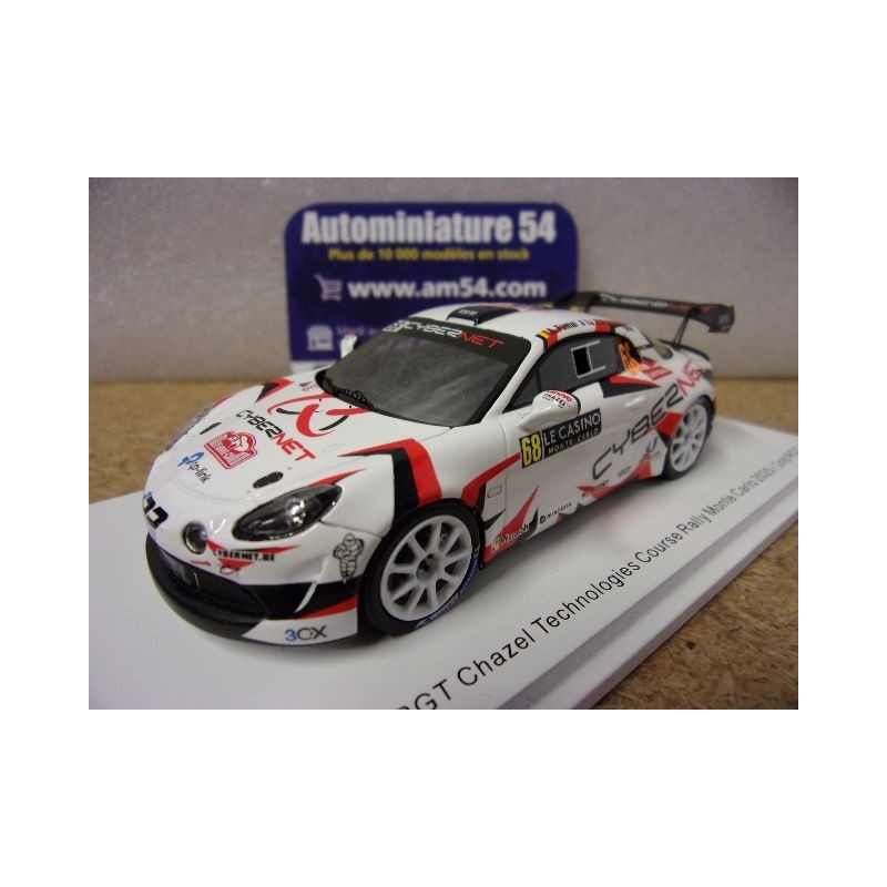 2025 Alpine A110 RGT n°68 Fumal - Escartefigue Monte Carlo S6896 Spark Model