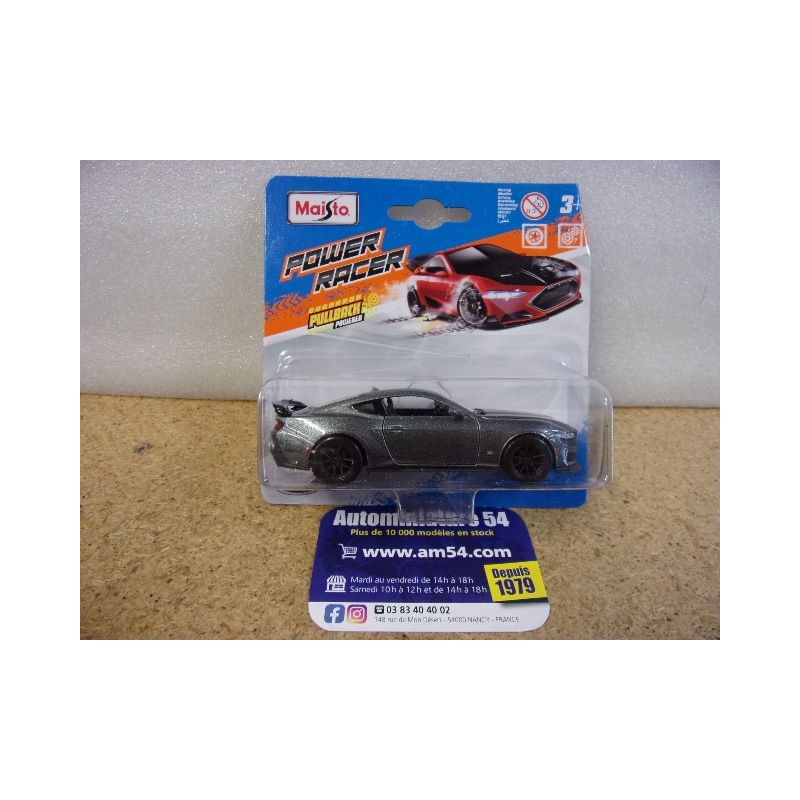 Ford Mustang GTD Pullback grey 25001-24894 Maisto Power Racer