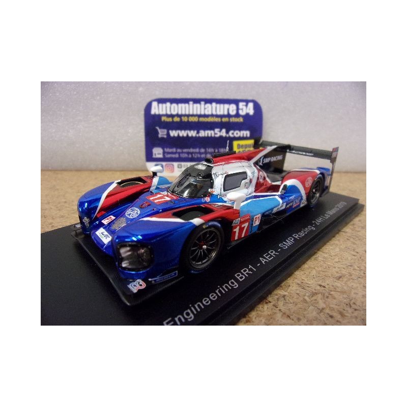 2019 BR Engineering BR1 AER SMP Racing n°17 Sarrazin - Orudzhev - Sirotkin Le Mans S7907 Spark Model