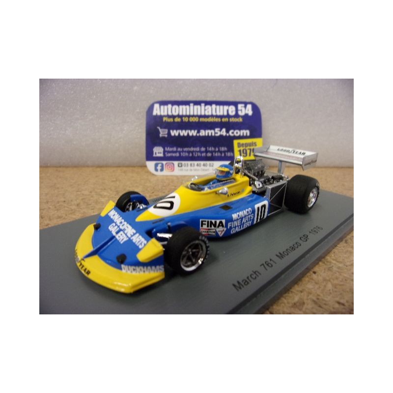1976 March 761 n°10 Ronnie Peterson British GP S5370 Spark Model