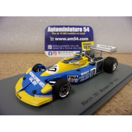 1976 March 761 n°10 Ronnie Peterson British GP S5370 Spark Model