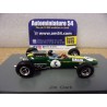 1965 Lotus 33 Climax n°1 Jim Clark 1st Winner British Gp World Champion s1614 Spark Model