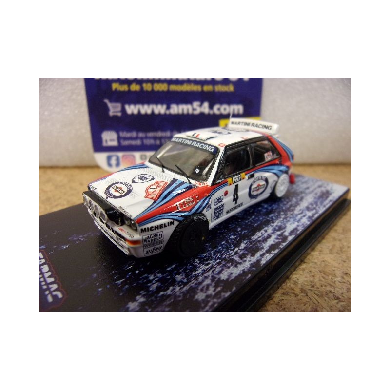 1992 Lancia Delta HF Integrale n°4 Auriol - Occelli 1st Winner Monte Carlo T64-049-92RMC04 Tarmac Works